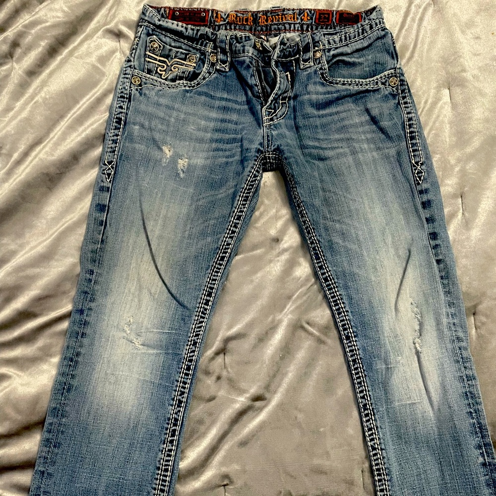 Men’s Rock Revival Jeans Size 32